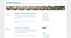 Desktop Screenshot of log.netbib.de